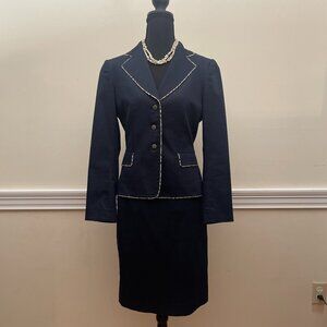 Tahari Navy Blue Suit - Size 4
